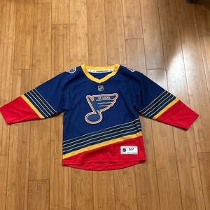 VTG NHL Terasenko # 91 St. Louis Kids Jersey - Blue, Red, and Gold